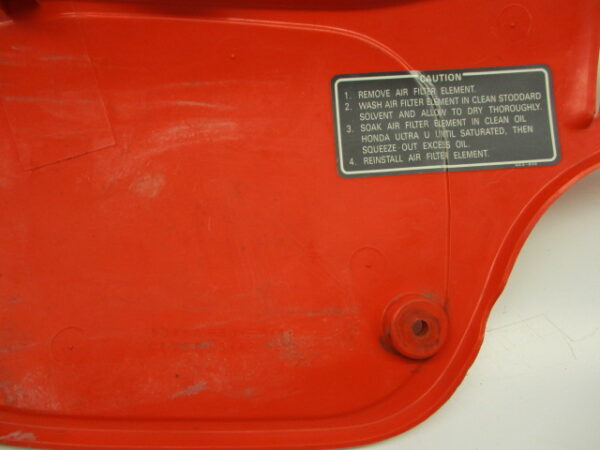 Sidoskydd vänster R-119 röd MTX50/80R NOS (lätta repor)